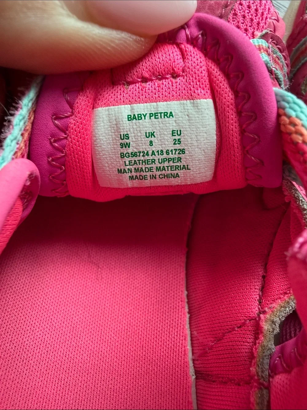 Stride Rite Girls' Pink and Aqua Active Sandals